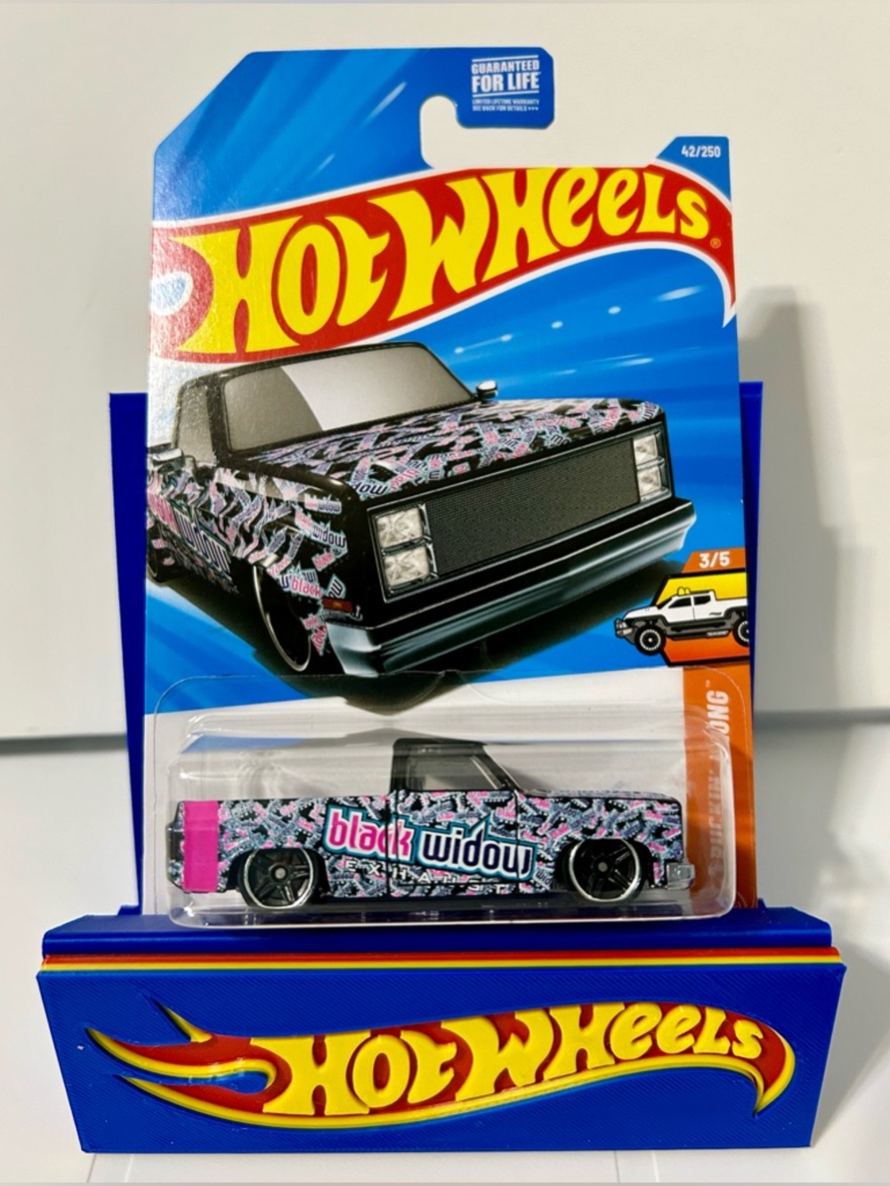 Hot Wheels 83 Chevy Silverado Black Widow